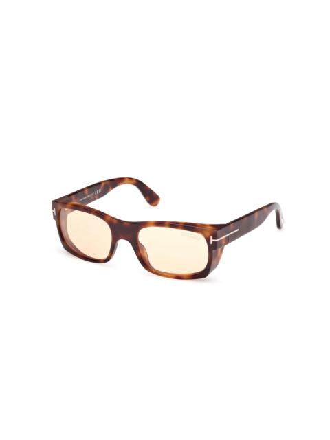 TOM FORD Tom Ford Juan Photochromatic Brown Rectangular Men's Sunglasses FT1181 53E 56