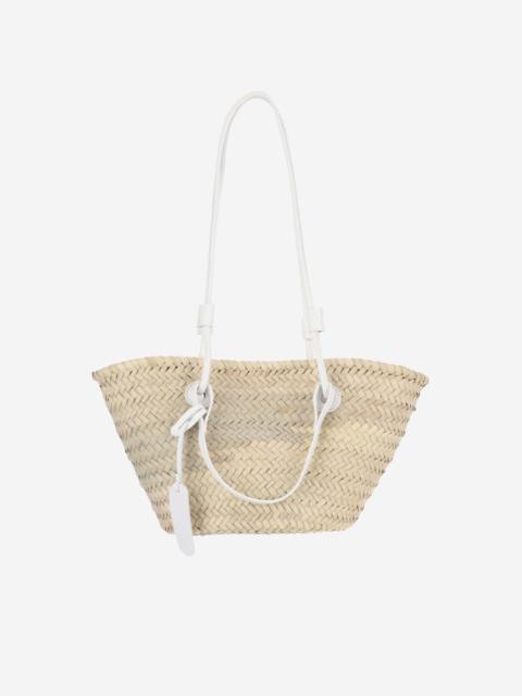 Other Designers Filippo Catarzi Straw Bag With Logo