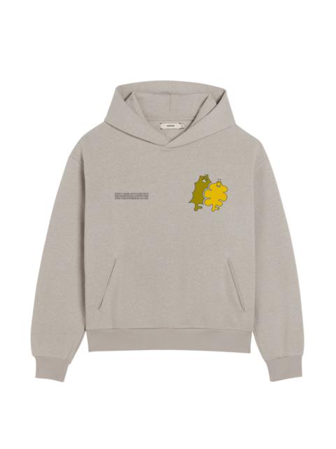 PANGAIA Womens Pangaia x Gasius Hoodie - Stone