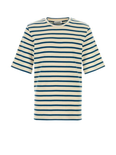 Jil Sander Embroidered cotton t-shirt