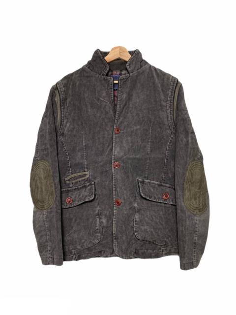 Other Designers Japanese Brand - Vintage Khoon Corduroy Blazer Jacket / Yohji Issey Miyake