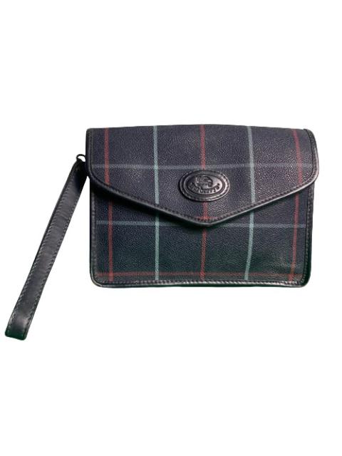 Other Designers Vintage - 🔥BEST OFFER🔥Vintage Burberry’s Nova Check Leather Clutch Bag