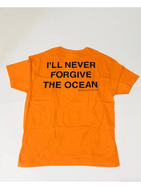 Off white I’ll never forgive the ocean show invite tee