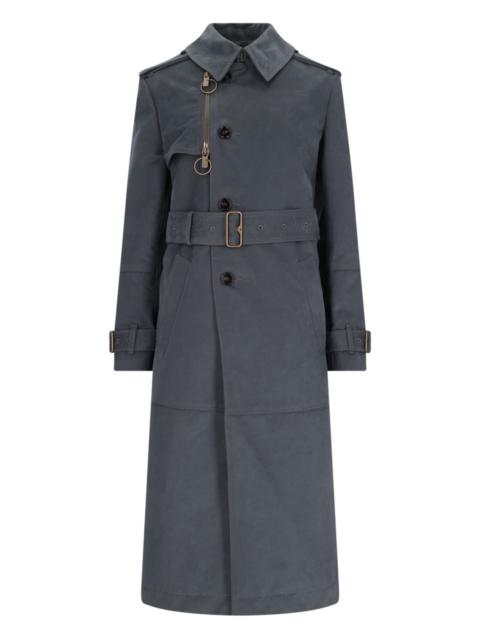 MIDI TRENCH COAT WITH STRAP