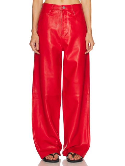RÓHE Baggy Leather Pant