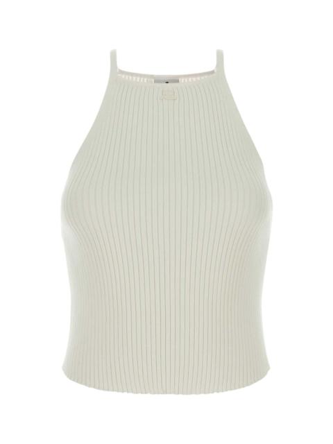courrèges Courreges Women White Viscose Blend Tank Top