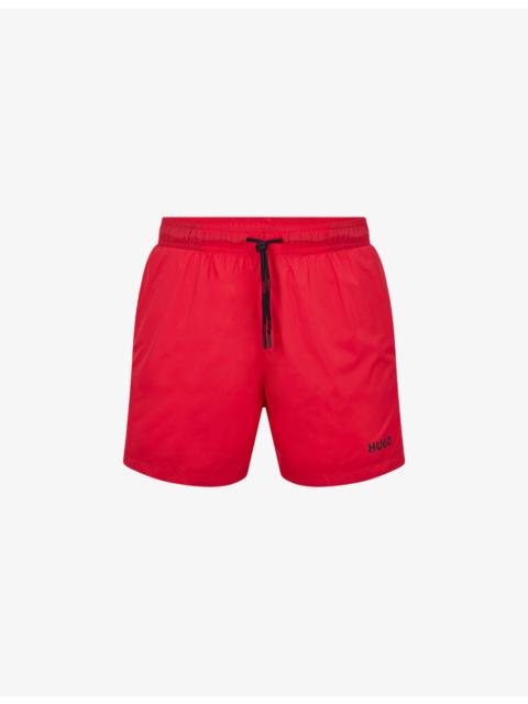 HUGO Logo-print swim shorts