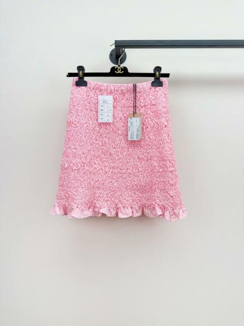 Miu Miu Miu Miu Red Ruffled Skirt 