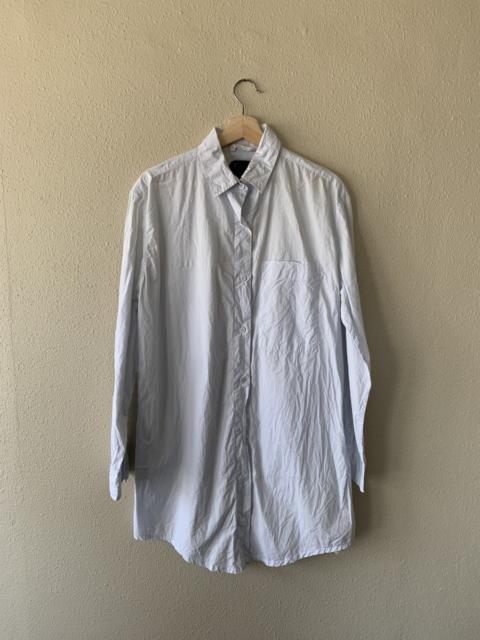 SS15 Long Button Down Shirt Tunic Small
