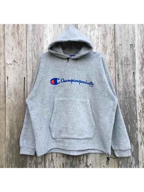 Other Designers Vintage - Vintage Champion Spell Out Hoodie Sweatshirt Big Logo