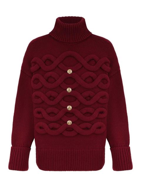 Zimmermann REBELLION CABLE SWEATER