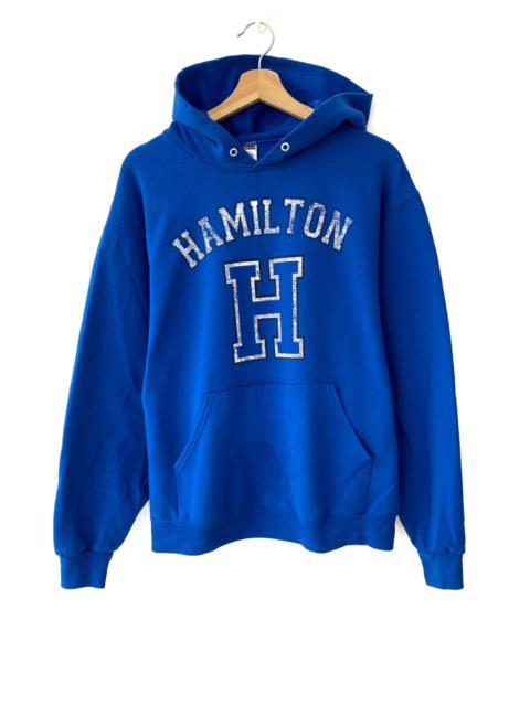 Other Designers Vintage - Vintage Hamilton Blue Pullover Hoodies