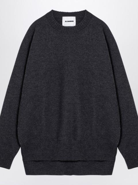 Jil Sander Grey Wool Crew-Neck Sweater Men