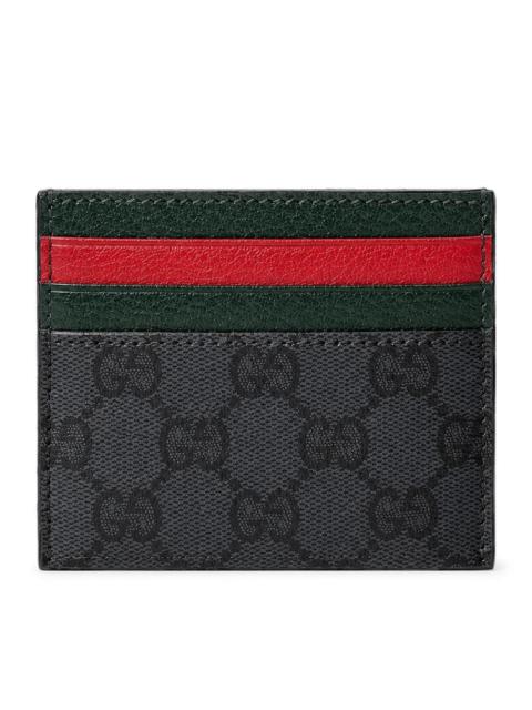 GUCCI Gucci Men Card Holder With Card Slots And Web Ribbon
