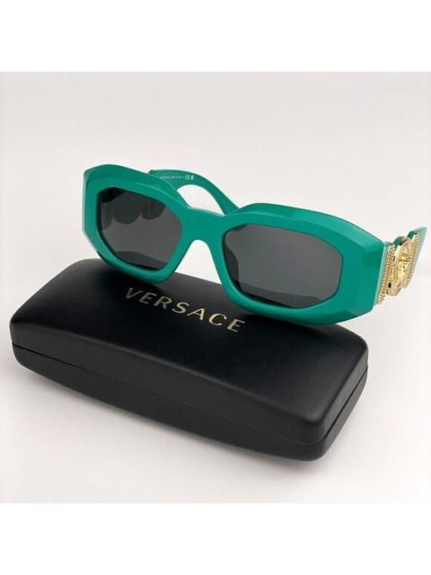 VERSACE NEW Versace VE4425U 536487 MAXI MEDUSA BIGGIE Turquoise Gray Oval Unisex