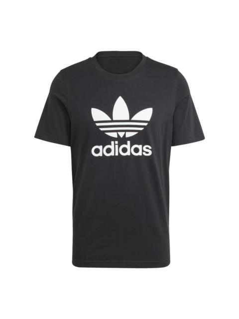 adidas adidas originals Adicolor Classics Trefoil T-shirt 'Black' IA4815