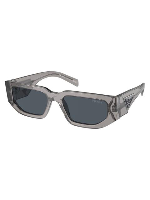 Prada Prada Dark Grey Rectangular Men's Sunglasses PR 09ZS 18S09T 54