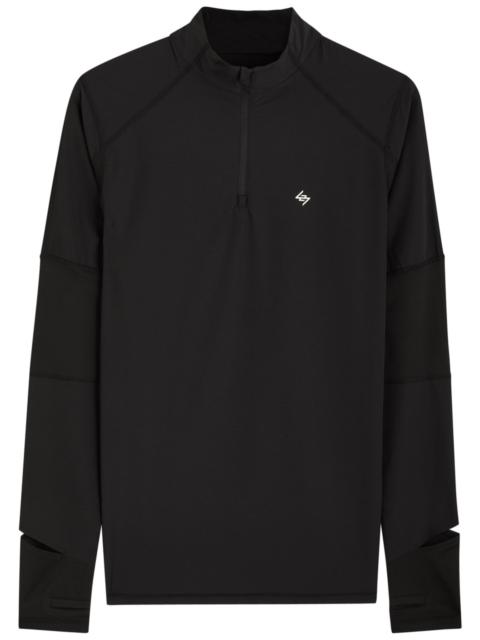 REPRESENT Represent 247 Run Quarter Zip Stretch-jersey Jacket