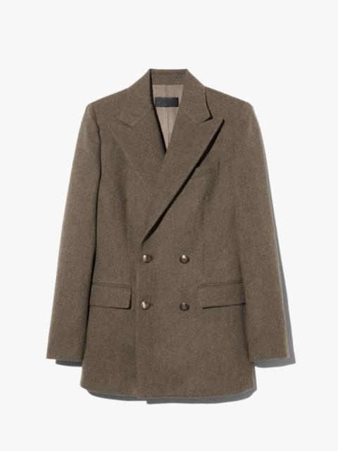 NILI LOTAN WESTON DOUBLE BREASTED WOOL BLAZER