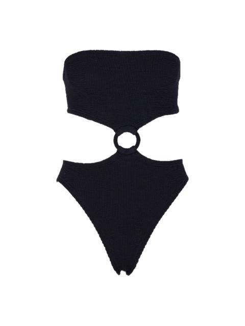 crinkled swimsuit