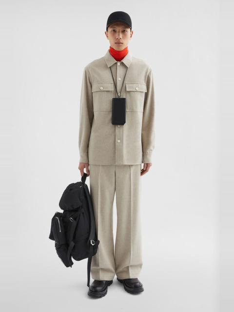 Wool Flannel Trousers