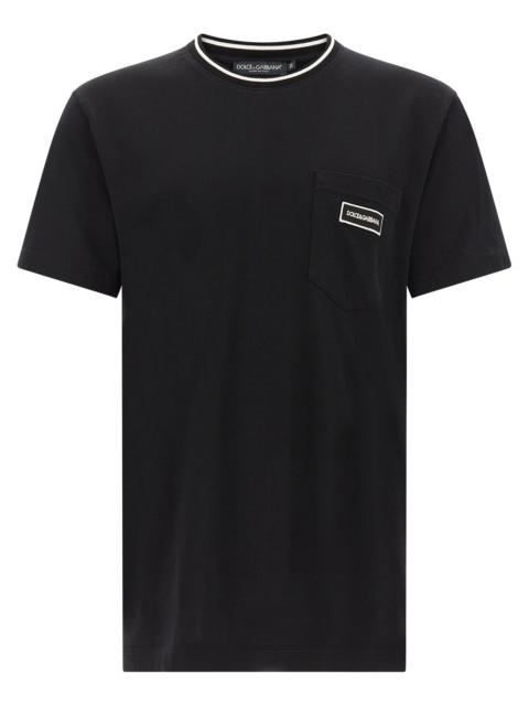 Dolce & Gabbana Dolce & Gabbana Men Logo Pocket T-Shirt
