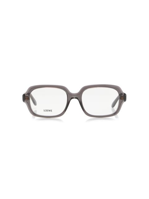 Loewe Square-Frame Acetate Glasses grey