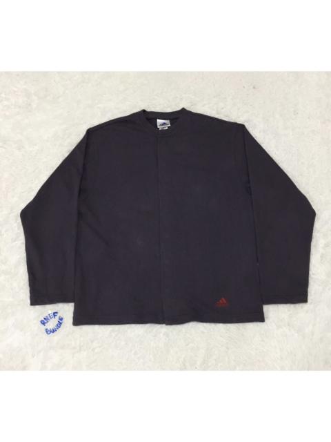adidas Vintage ADIDAS Trefoil Snap On Button Sweater