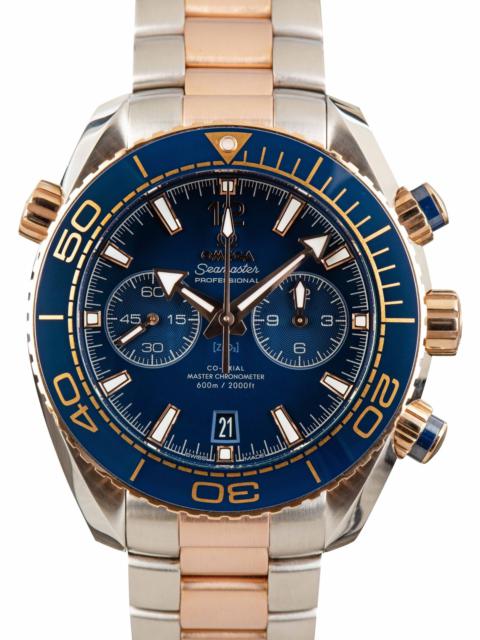 Pre-owned Omega Seamaster Planet Ocean 600M Two Tone