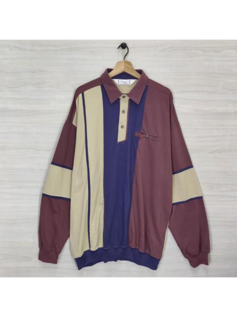 Other Designers Japanese Brand - 90s Palmland Sweater , 1990 Colorblock Polo