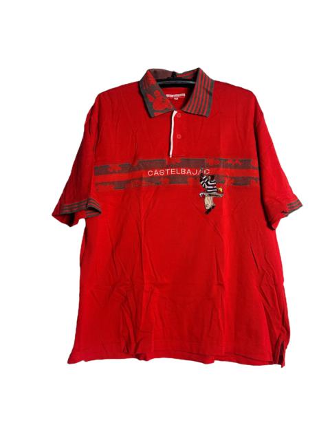 Other Designers 🔥RARE 🔥Vintage Castlebajac +2 Nature Pop Art Polo Shirt