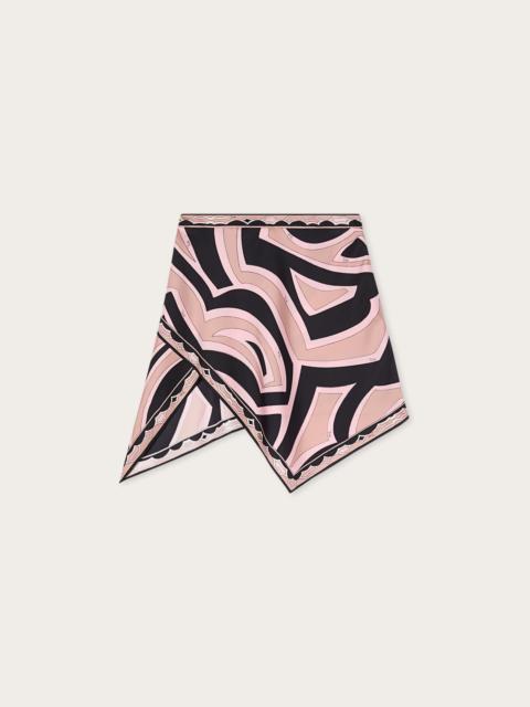 PUCCI LABIRINTO PRINT SILK SCARF SKIRT