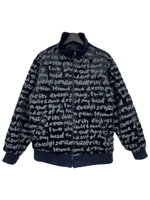Other Designers Japanese Brand - KUI Velvet Wording Jacket