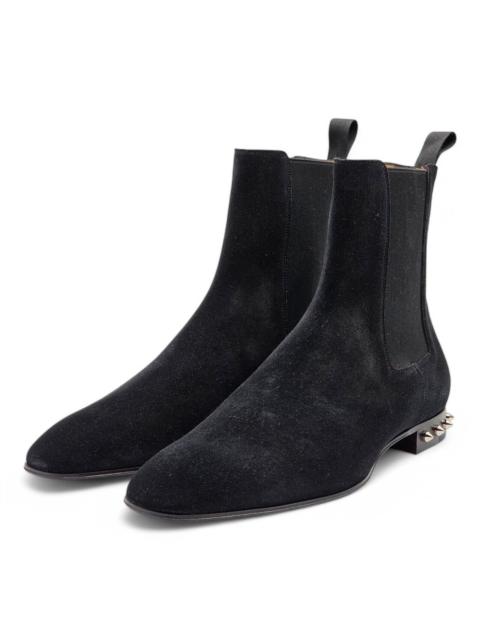 Christian Louboutin So Roadie Flat Suede Boots – Black – EU 43 / US 10 $1195