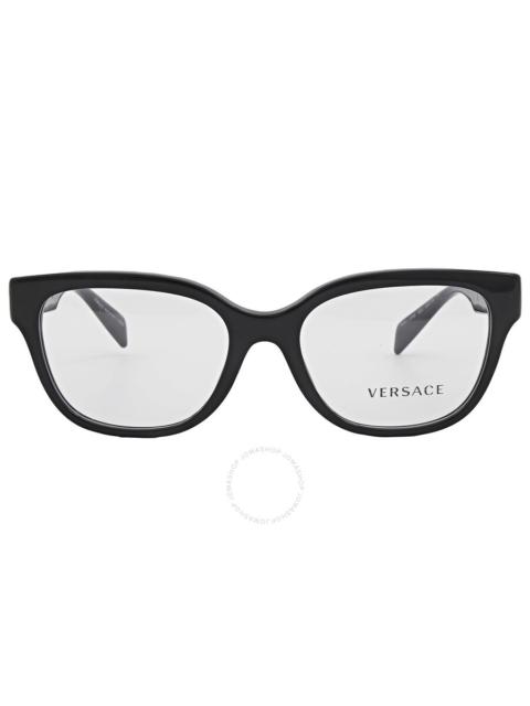 VERSACE Versace Demo Rectangular Ladies Eyeglasses VE3338 GB1 54