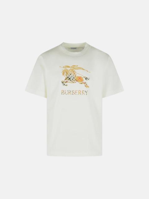 Burberry 'SETH' WHITE COTTON T-SHIRT