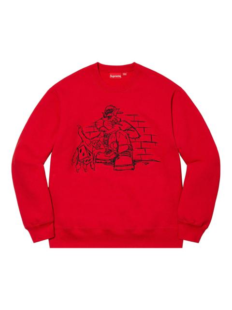 Supreme Supreme Dice Crewneck 'Red'