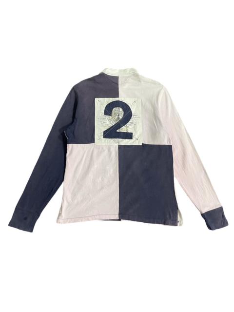 Other Designers Y2k Vintage Faded Polo Ralph Lauren Style Rugby Polo Tee