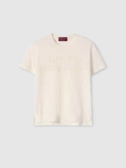 GUCCI Gucci Cotton Crewneck T-shirt With Logo
