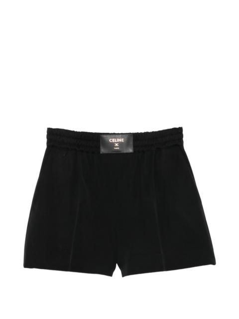 CELINE Celine Women Logo Wool Shorts