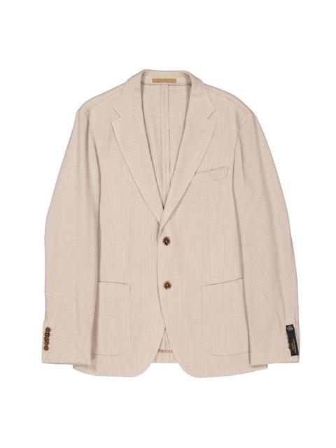 Other Designers Hugo Boss Miniature Patterned Slim-Fit Blazer