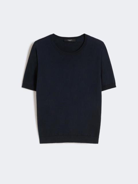 WEEKEND Max Mara Silk and cotton jumper - NAVY