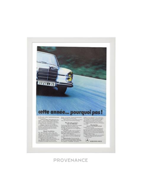 Other Designers Mercedes-Benz - Mercedes-Benz Antique Vintage Newsprint Ad - French Road