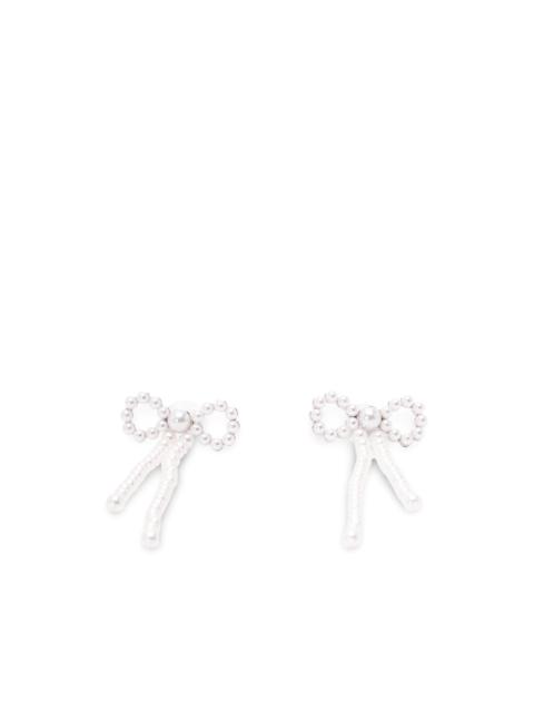 self-portrait Bow Dangle Earrings