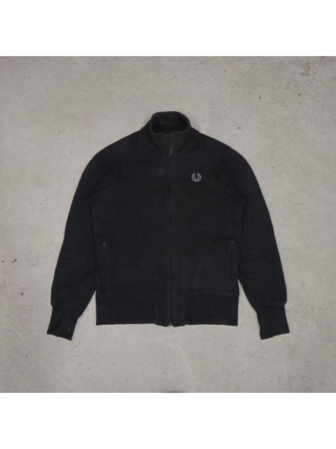 Fred Perry Quilted Zip Up Sweater