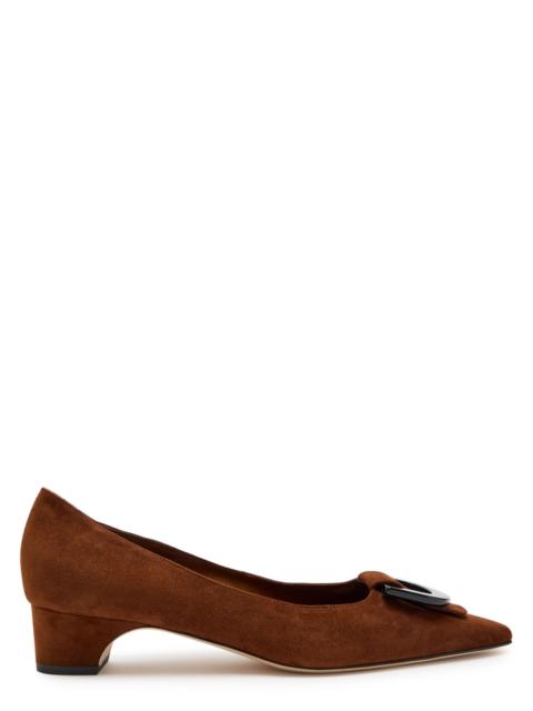 Manolo Blahnik Manolo Blahnik Beti 30 Suede Pumps