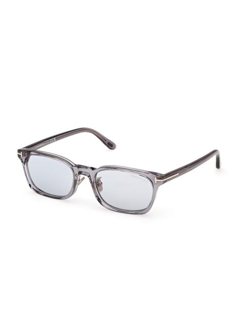 TOM FORD Tom Ford Smoke Rectangular Ladies Sunglasses FT1350-D 20A 53