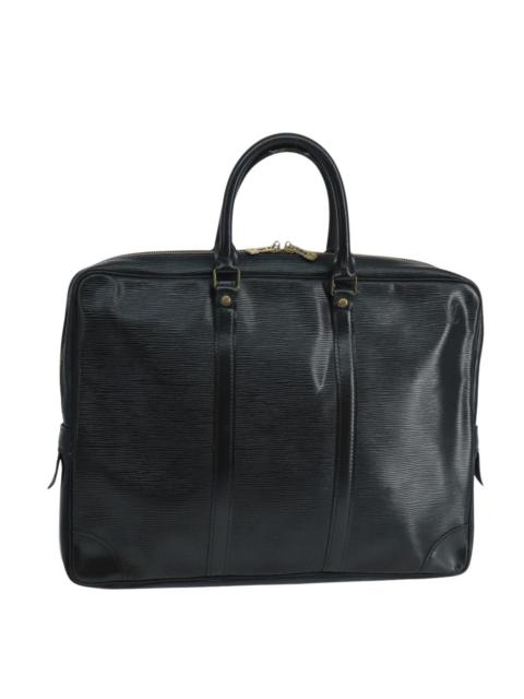 LOUIS VUITTON Epi Porte Documents Voyage Business Bag Black M54472