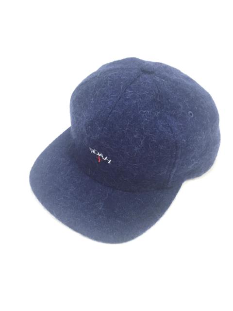 Noah Noah FW16 Navy Core Logo Mohair Hat DS