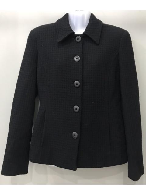 Other Designers Luxury - ELEGANCE ARMANI EXCHANGE SQUARE TEXTURED BLAZER COAT